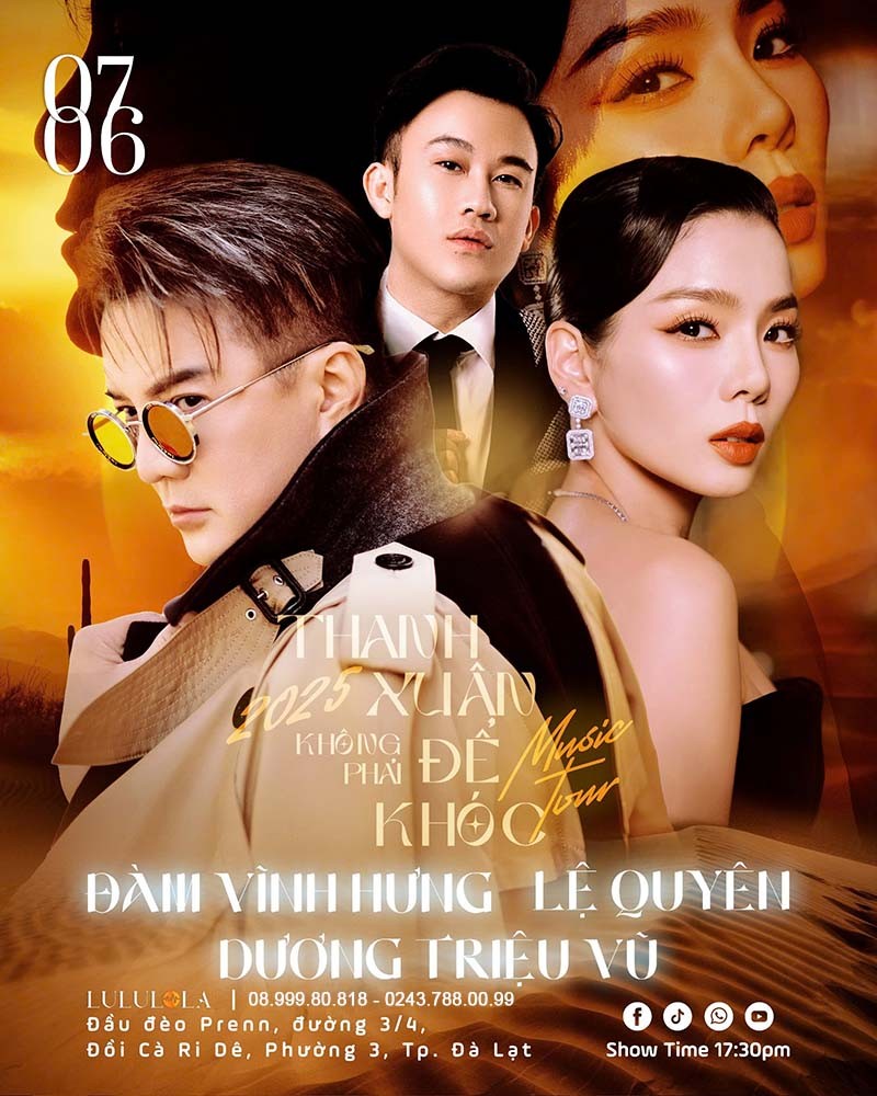 Liveshow ĐÀM VĨNH HƯNG - LỆ QUYÊN tại Đà Lạt - Ngày 07/06/2025